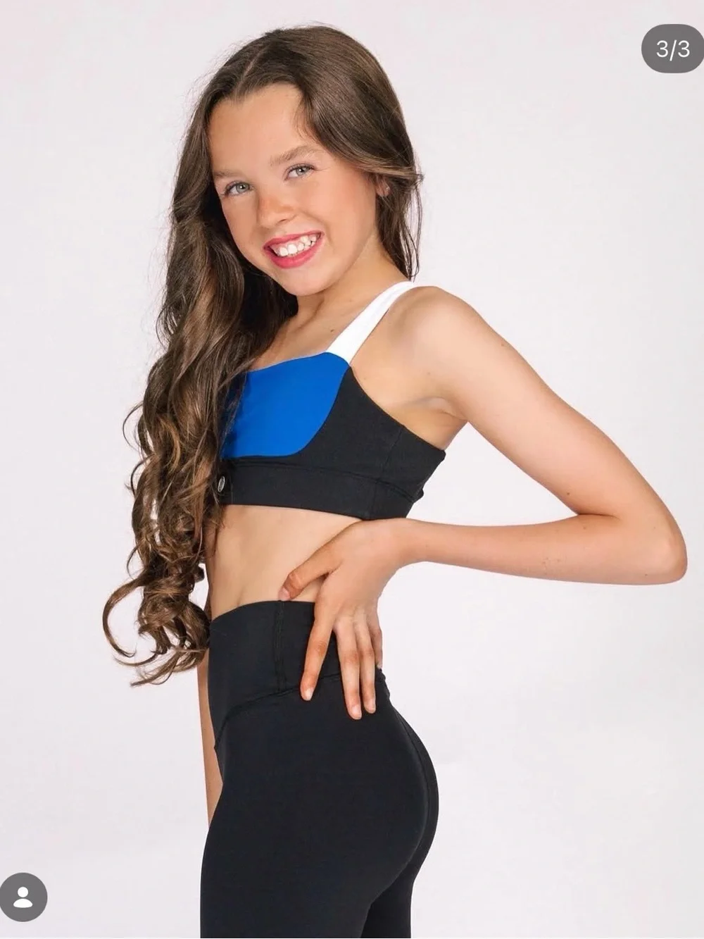 Five Dancewear Iris Bra (Ell X Five) - Galaxy Blue - CXL